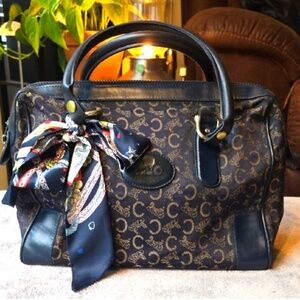 Celine Vintage Rare Boston style bag